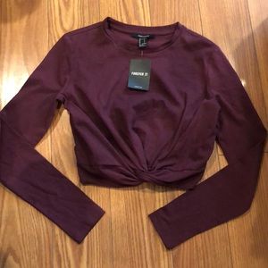 Forever 21 knot shirt
